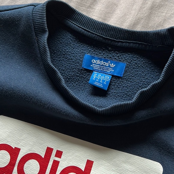 *VINTAGE* Adidas Crewneck (Blue) - Men’s XL - Picture 4 of 7